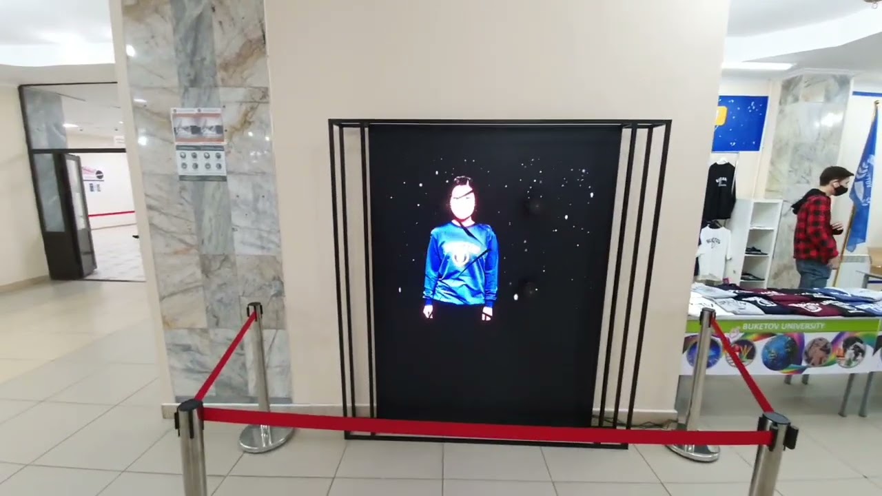 3D Голографический стенд из 4-х вентиляторов синхронизированных между ...