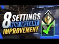 INSTANTLY Increase Your Winrate With These 8 Settings - Valorant