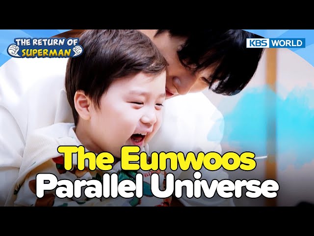 Eunwoo Meets Eunwoo😍🥰 [The Return of Superman:Ep.518-3] | KBS WORLD TV 240324 class=