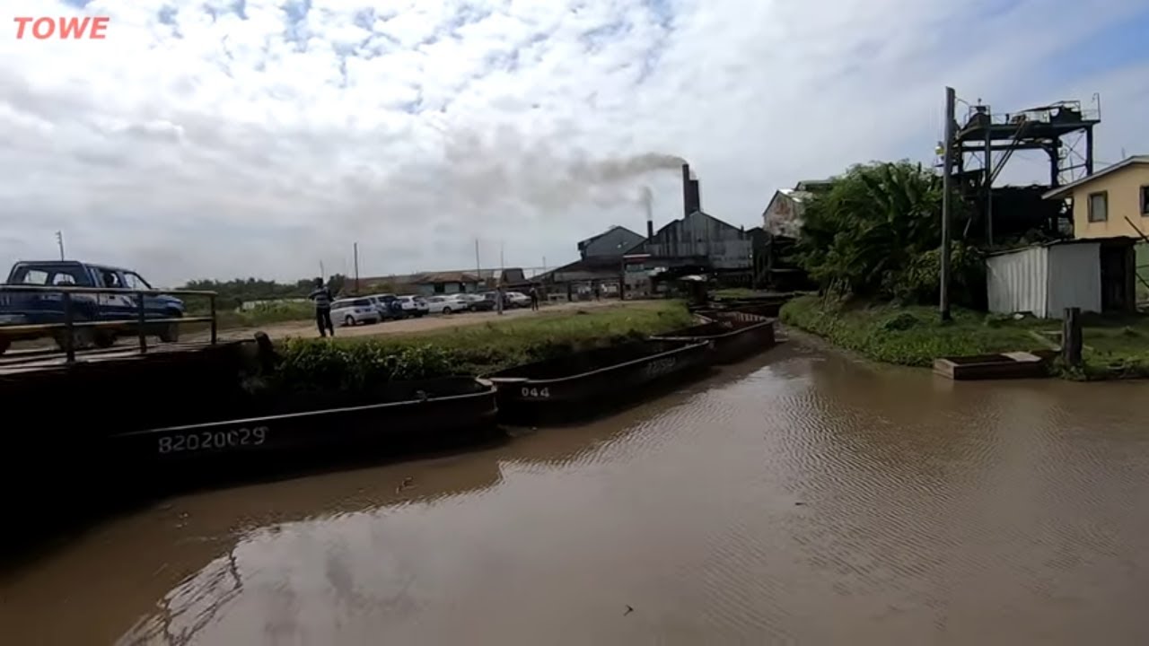 A trip across the Berbice river Rosignol Village and Blairmont Sugar