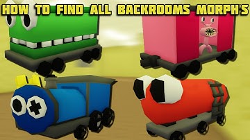 UPDATE - How To Find ALL 4 NEW BACKROOMS MORPHS in Find The Backrooms Morphs