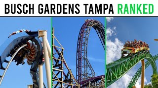 Ranking EVERY Coaster at Busch Gardens Tampa!