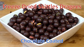 Freeze Dried Skittles Dragees Chocolate Coated Ep358