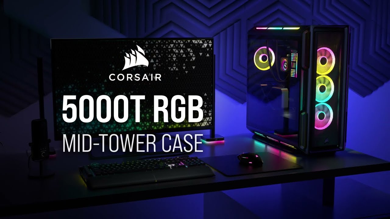 Corsair iCUE 5000X RGB Tempered Glass (Blanc) - Boîtier PC - Garantie 3 ans  LDLC