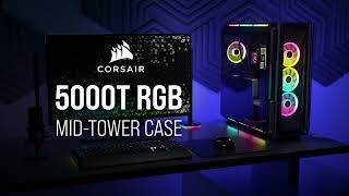 CORSAIR 5000T RGB Mid-Tower Case - Bold Style. Brilliant Lighting. screenshot 4