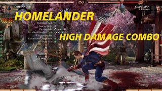 MK1 Homelander Combo Tutorial High Damage
