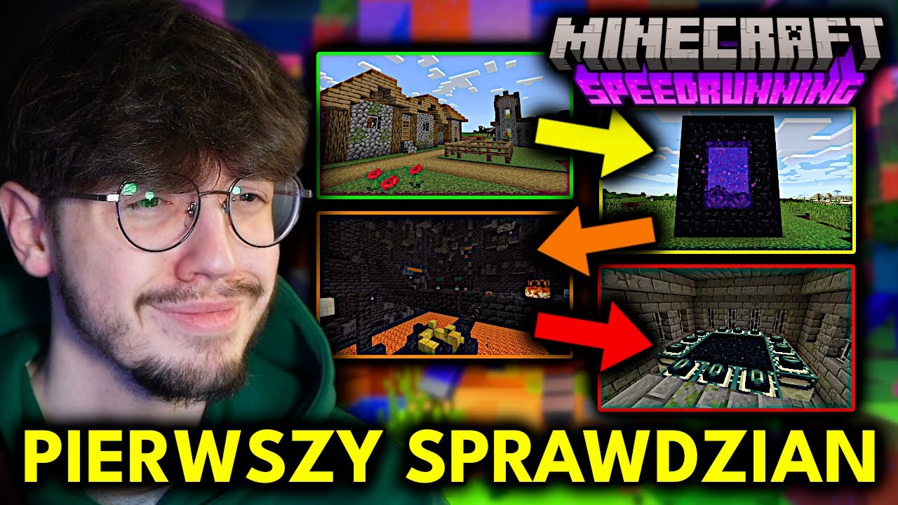 Pierwszy POWAŻNY Run w Minecrafcie