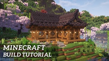 【Minecraft】Simple Japanese House Pt.1 | Build Tutorial