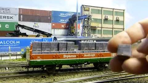 Building A Model Railway - Scenics (Wagon Load Ratchet Straps)