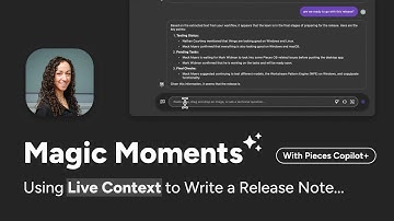 Using Live Context to Write a Release Note