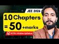 10 Chapters = 50+ Marks! JEE Maths High Weightage Chapters for 2026