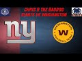 New York Giants | Talkin Giants Chris & The Baddog | Week 8 Giants vs Washington
