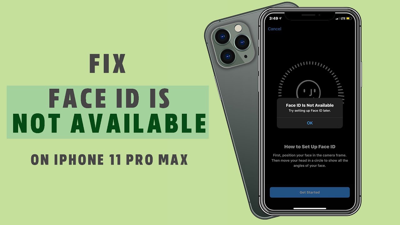 Fix Face ID Not Working Problem on iPhone 11 Pro Max 'Face ID is disabled'  error on iPhone solved 