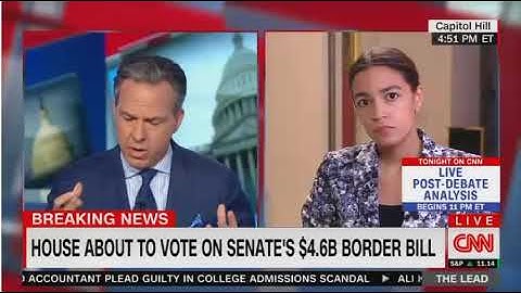 Jake Tapper Grills AOC: 