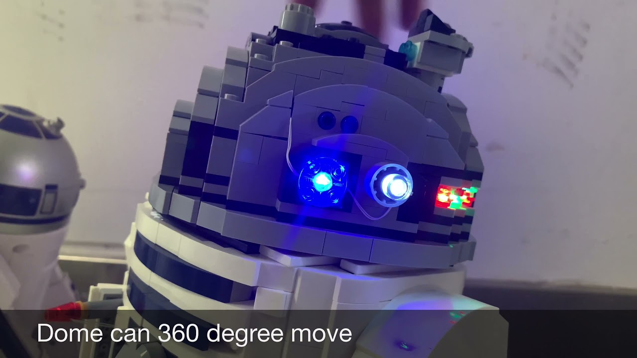 R2D2™ LEGO 75308 LIGHTING KIT YouTube
