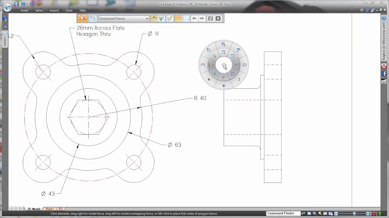 Free CAD Drafting with Solid Edge - YouTube