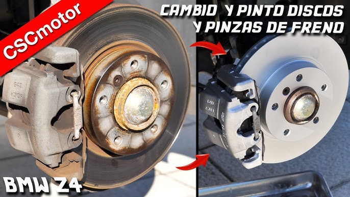 Cómo cambiar Discos de freno delanteros, Pastillas de freno delanteras en  BMW 5 E60 [Instrucción] 