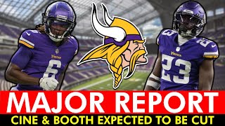 🚨REPORT: Lewis Cine & Andrew Booth Expected To Be Cut During Minnesota Vikings Training Camp