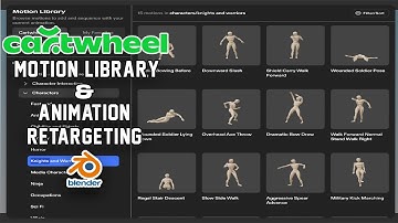 How to Retarget Any Cartwheel Animation in Blender (Easy Motion Library Tutorial!)