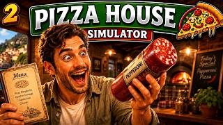 They Went Crazy for My New Menu | Pizza House Simulator Demo