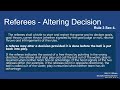 2024 Collegiate Water Polo Association Referee Online Training Series:  Correctable Errors