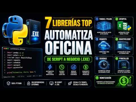 7 librerias de Python para automatizar tu oficina