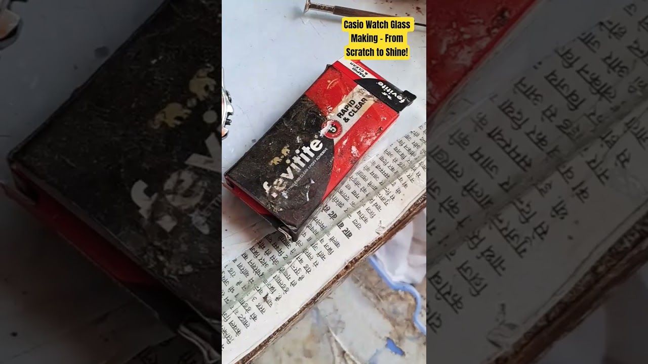 Casio Watch Glass Replacement | Broken Glass Fitting Process 🔧⌚