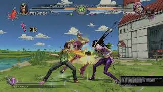 JoJo All-Star Battle R - Ermes Costello vs Mariah