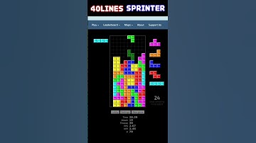 [Tetris] Just a game of Tetris. 40Lines Sprinter. #7