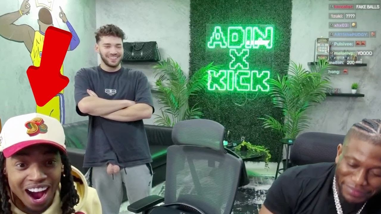 Adin Ross does FAKE BALLS PRANK on Blou & ZIAS! YouTube