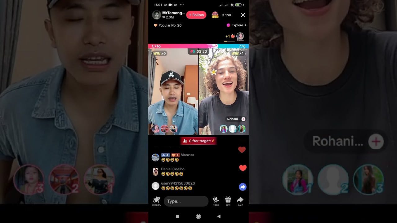@MrTamangTMG rohani bat game Mach haresi 😁😁😁😁💓🤣🤣🤣🤣