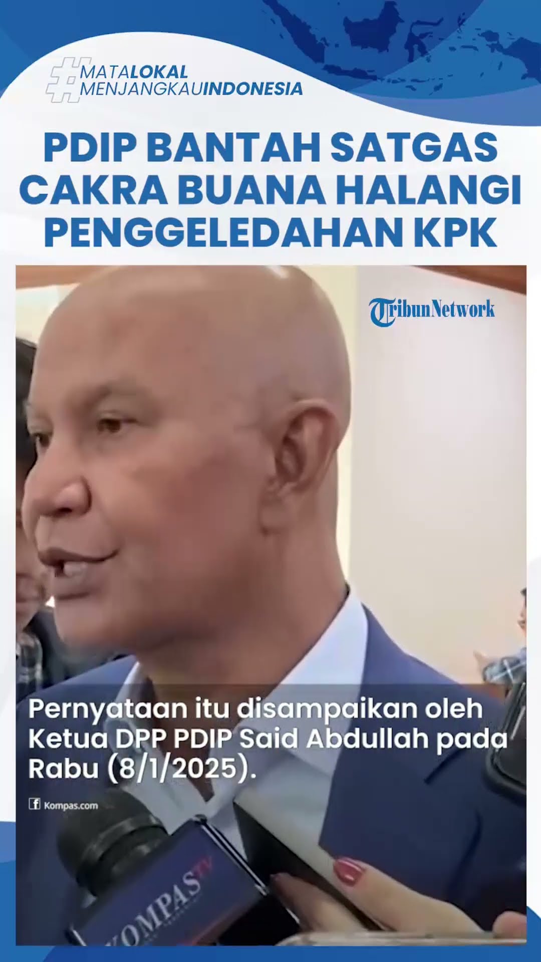 PDIP Bantah Satgas Cakra Buana Halangi Penggeledahan Rumah Sekjen PDIP, Sebut Siaga untuk Jaga Hasto