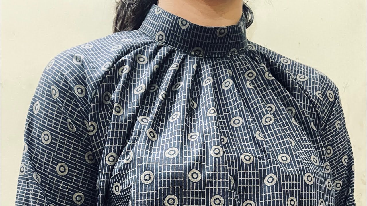 An easy way to cut and stitch a raglan Sleeve top