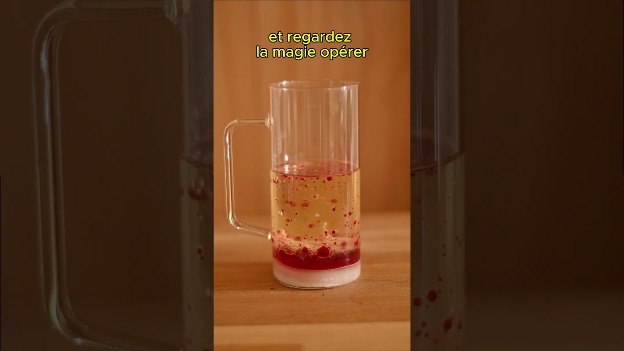 Lampe à lave super facile 🌈🫧| Les Mômeries 