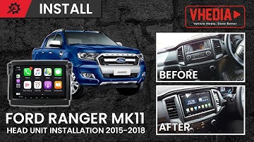 Ford Ranger Head Unit Installation 2015-2018 MK11 - X series
