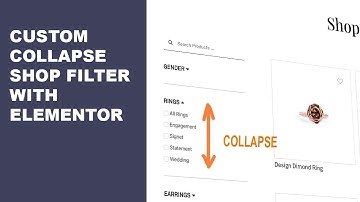 Custom Hide/Show Shop Filter with Elementor