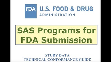 FDA guide for submitting SAS programs  |  optimize your programming set-up from the beginning