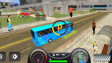 Mobile Bus Simulator Indian Driver 2018 - First Bus Transport Game - Android Gameplay