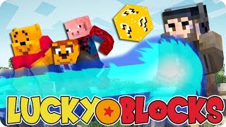 ¡LA SUERTE DEL DRAGON! LUCKY BLOCKS | Minecraft Con Sara, Luh Y Exo