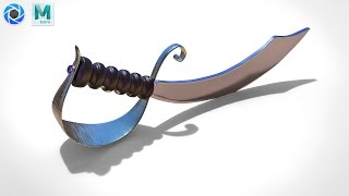 Maya 2017 tutorial : How to model a simple Pirate Sword