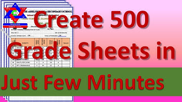 Learn to Create Grade Sheet in Single Video in Nepali ( बिद्यार्थीको ग्रेडसिट कसरी बनाउने ? )