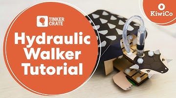 Build a Hydraulic Walker - Tinker Crate Project Instructions | KiwiCo