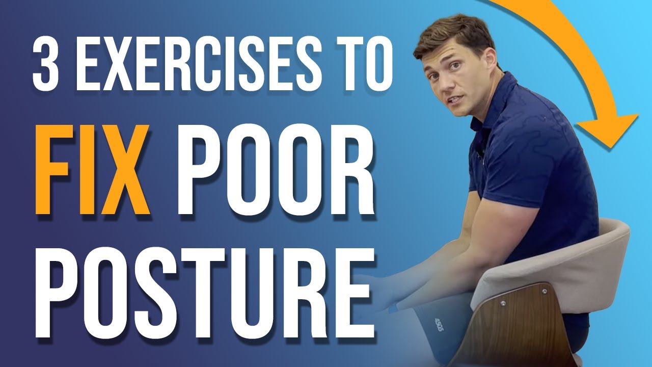 3 Best Exercises to FIX Bad Posture! 