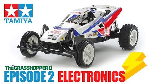 HOW TO INSTALL ELECTRONICS ESC MOTOR | TAMIYA Grasshopper II 2WD Buggy Kit (2017) #tamiya #tamiyarc