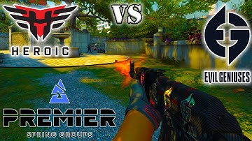 Heroic vs Evil Geniuses Highlights BLAST Premier: Spring Groups 2023 - CSGO