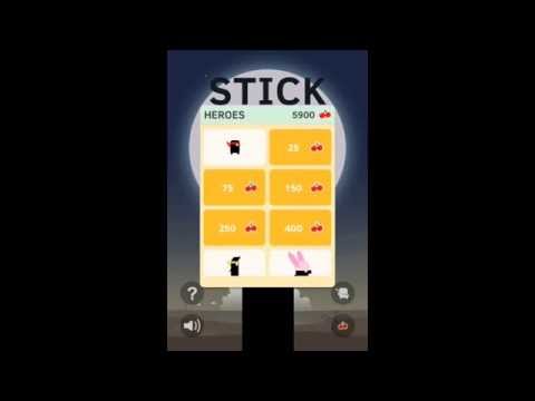 Stick Hero - All Characters Unlocked! // HD