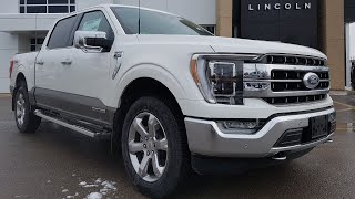 2022 F-150 Lariat 502A 3.5L PowerBoost Full-Hybrid Walk-Around 2022 Ford F150 Lariat Powerboost Walkaround Video 25