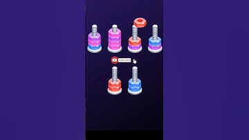 Nut and bolt game sort 🎮🎮🎮 #games #trending #gaming #shorts