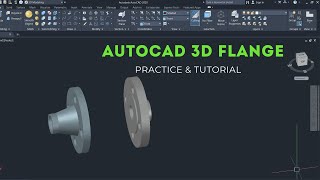 Autocad 3D  Flange Tutorial