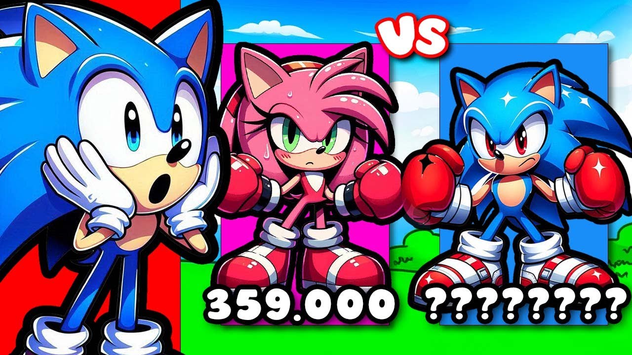 Sonic vs AMY Power Level Comparison